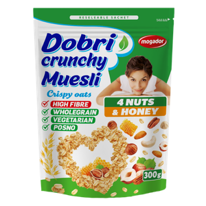 Dobri crunchy muesli orašasti plodovi & med 300g