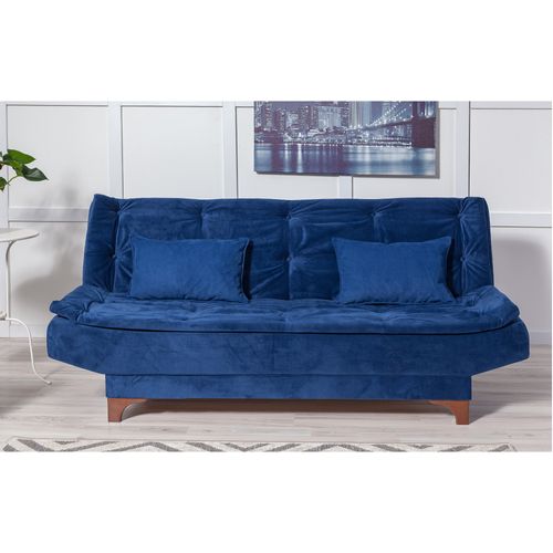 Kelebek-TKM06 0201 Dark Blue Sofa-Bed Set slika 3