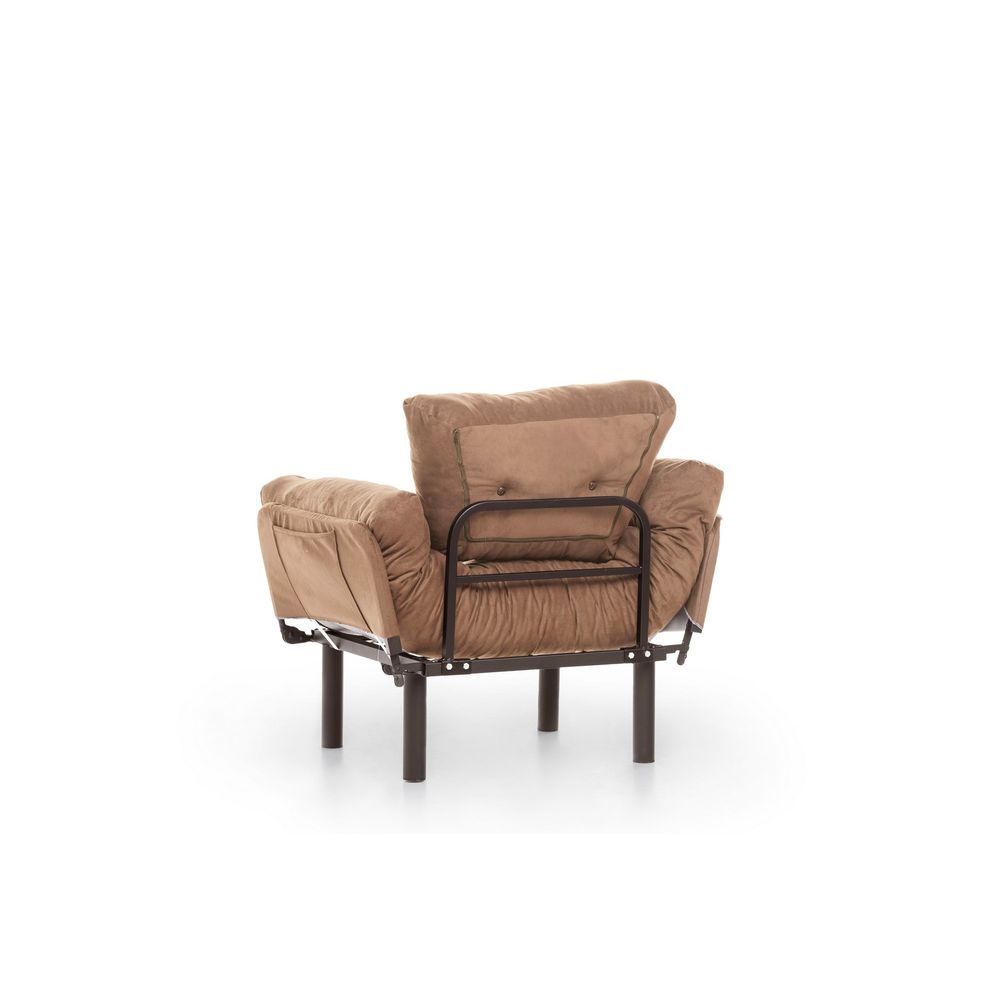 Nitta Single - Svijetlosmeđa Wing Chair slika 11