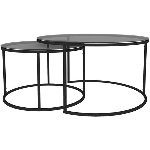 Tokyo - Black 60 Black Nesting Table (2 Pieces) slika 8