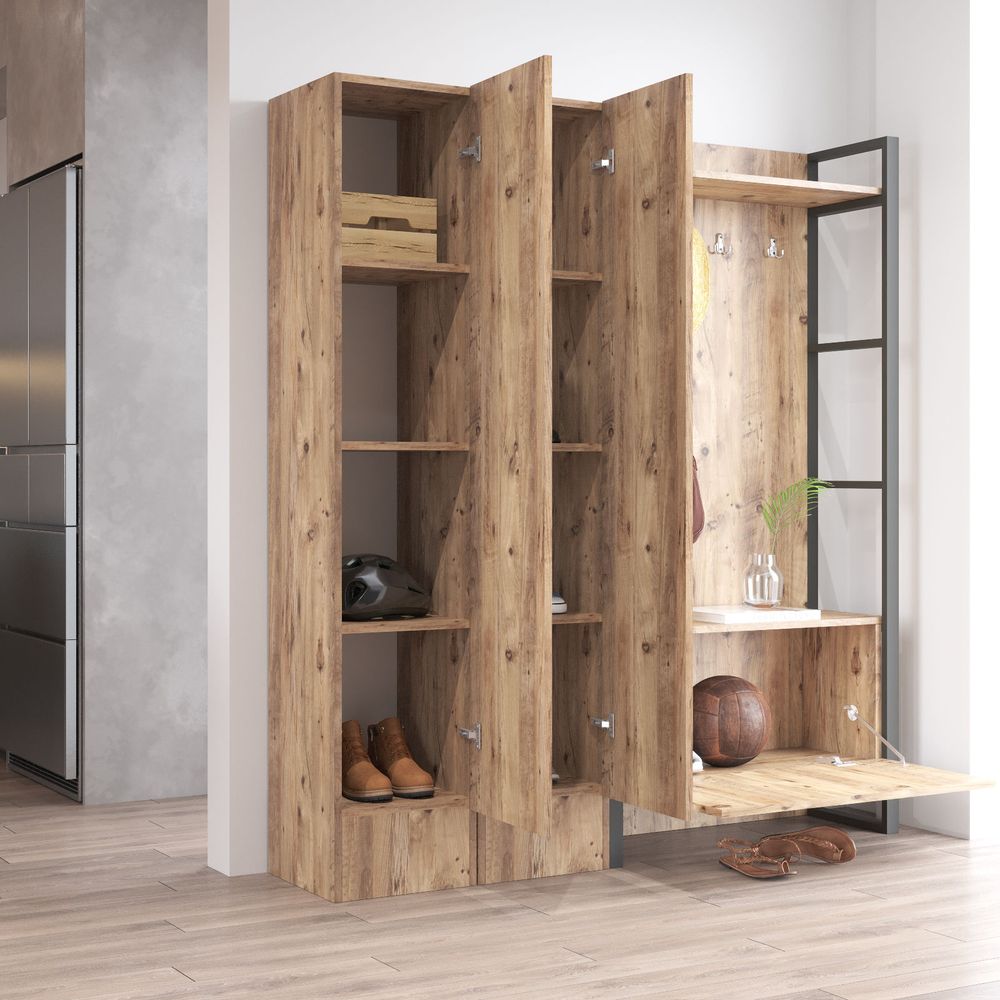 Ml18-A Atlantic Pine Hall Stand slika 3