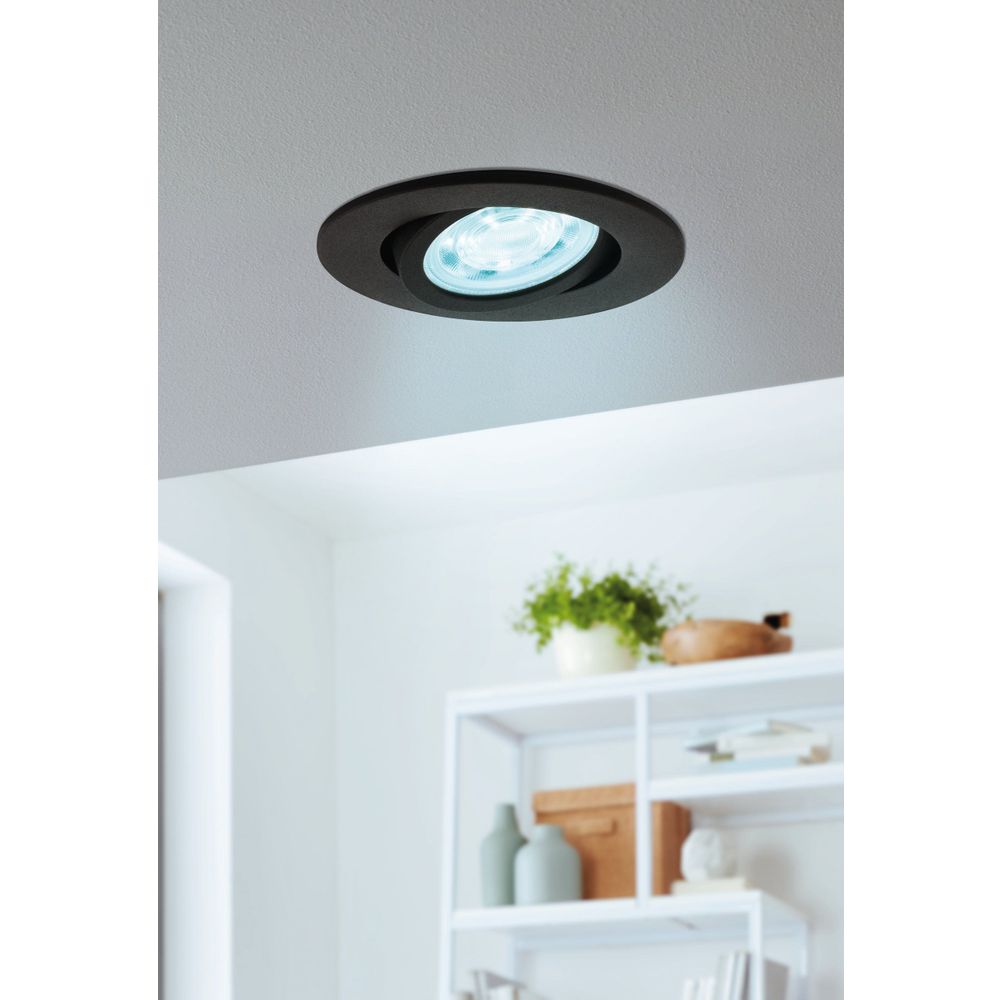 Eglo Ugradbena LED Spot Lampa 5W RGB-Bijela, Promjer 88mm, Crna "Saliceto-Z" slika 7
