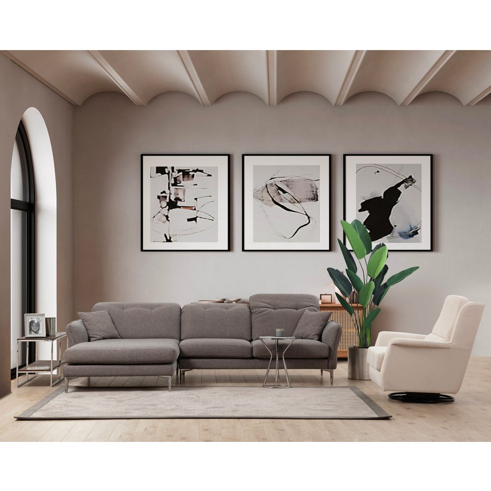 Costor Ugaona Sofa Lijeva Siva slika 2