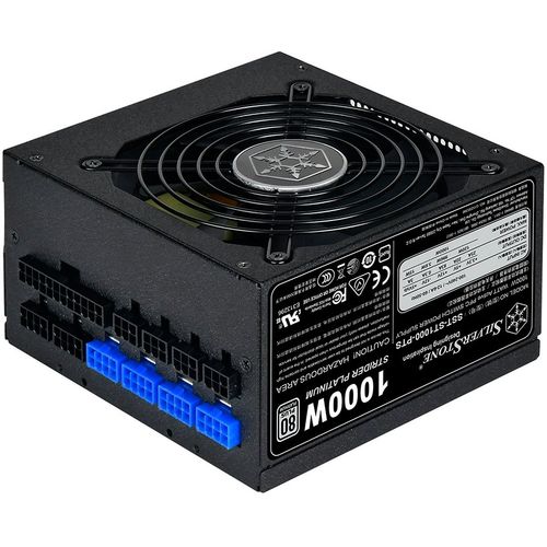 SilverStone Strider Platinum Series, 1000W 80 Plus Platinum ATX PC Power Supply, Low Noise 120mm, 100% modular, FF122 magnetized fan filter slika 2