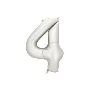 FB1S-4-018 Folijski balon 4 - 86 cm, Srebrni