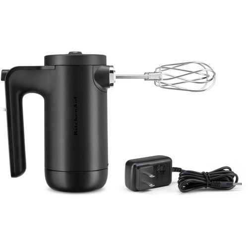 KitchenAid bežični ručni mikser matte black 5KHMB732EBM slika 3