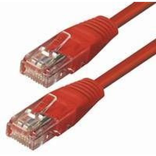 NaviaTec Cat5e UTP Patch Cable 5m red slika 1