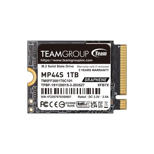 Teamgroup 1TB M.2 NVMe SSD MP44S 2230 5000/3500 MB/s slika 1