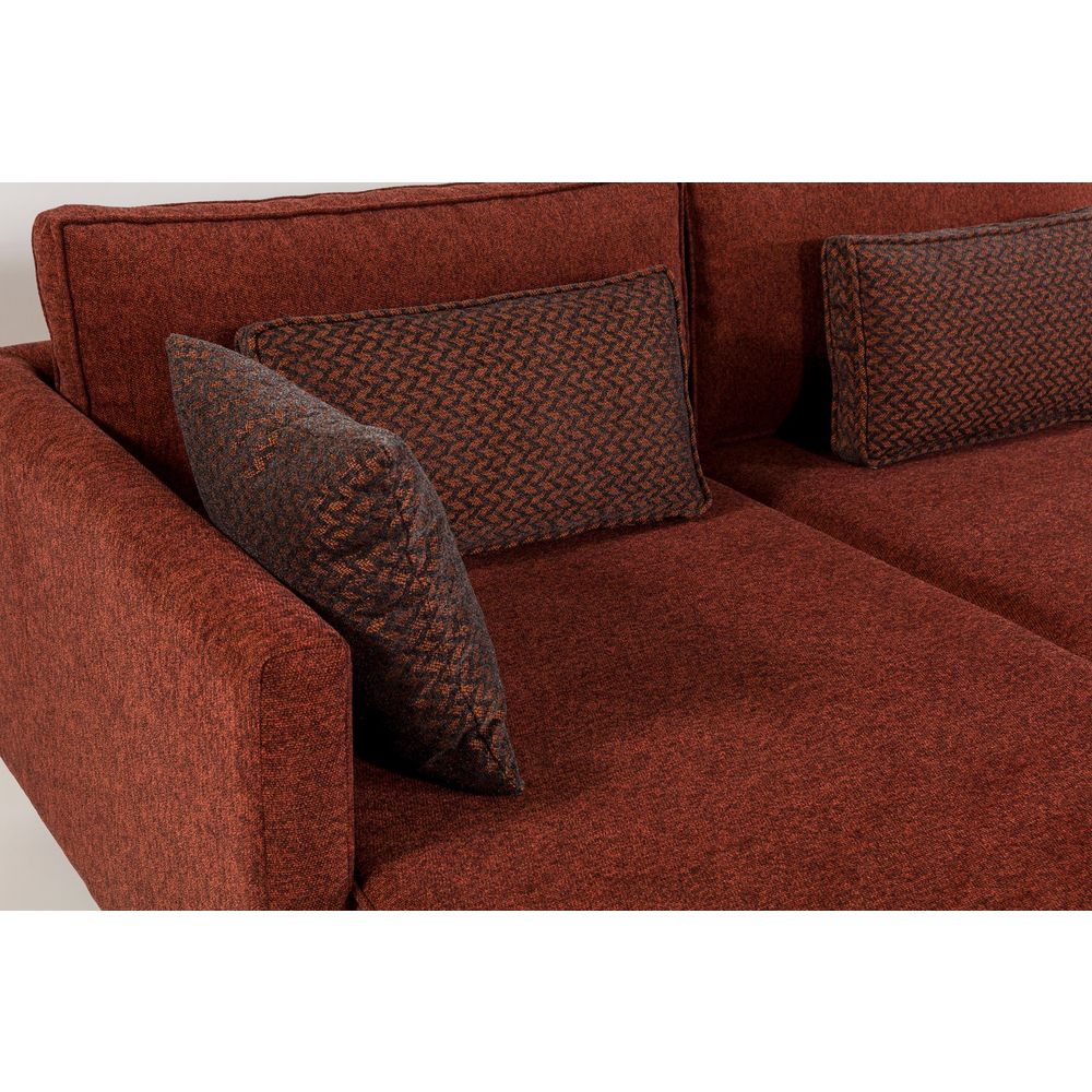 Matris Left - Kamen Crveni Kutni Sofa-Krevet slika 5