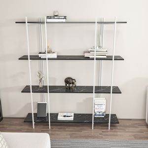 Moss - Marblee, White Black
White Bookshelf