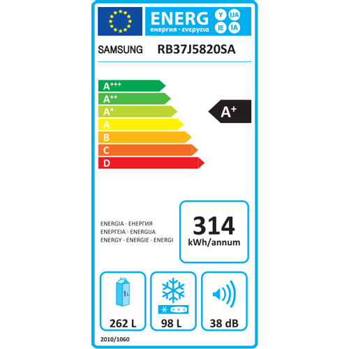 Samsung kombinirani hladnjak RB37J5820SA/EF slika 2