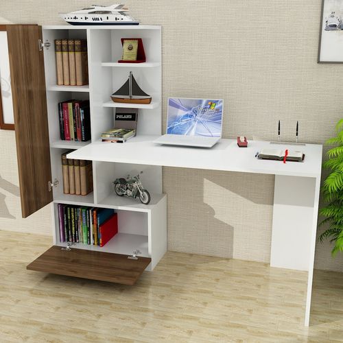 Domingos - White, Walnut White
Walnut Study Desk slika 3