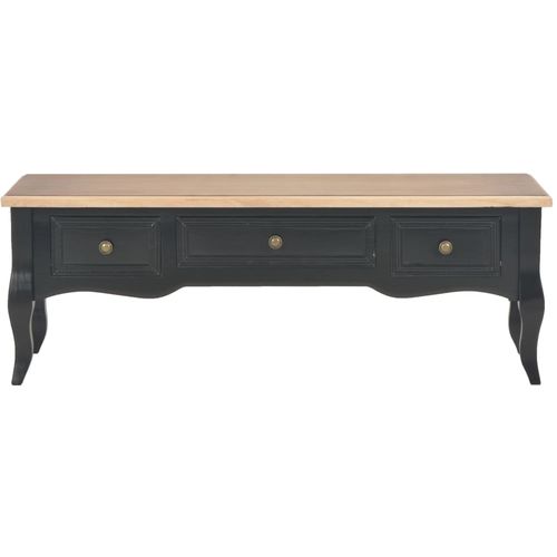 280051 TV Cabinet Black 100x35x35 cm Wood slika 26