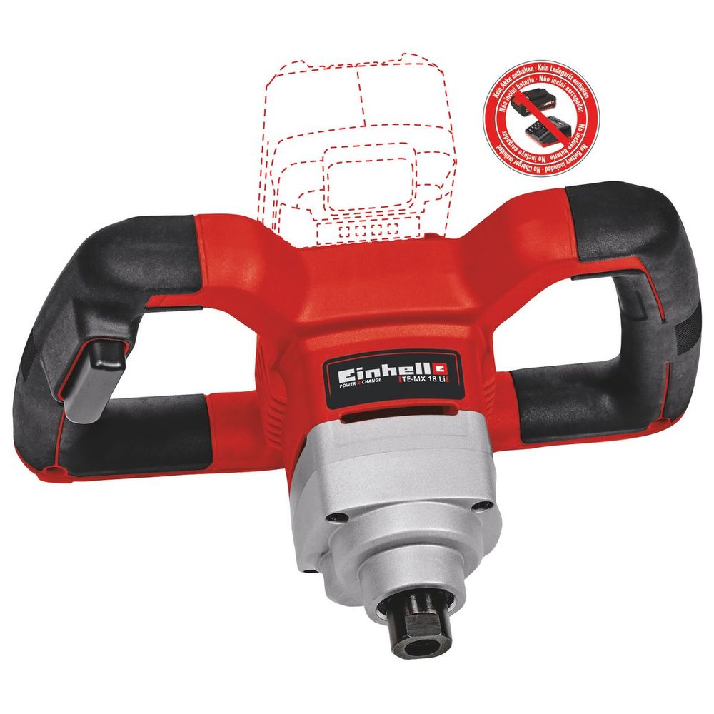 Einhell Akumulatorska mješalica za boju i malter TE-MX 18 Li-Solo slika 3