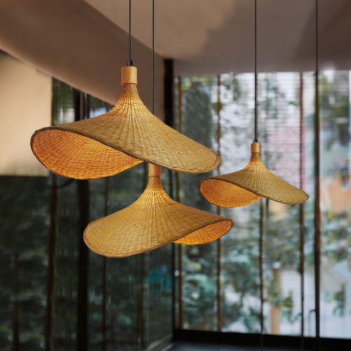 VISEĆA LAMPA OD BAMBUSA APP1642-1CP 30cm slika 8