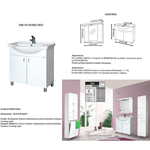 Ceramica Lux DM Lux 65 donji  deo  slika 2