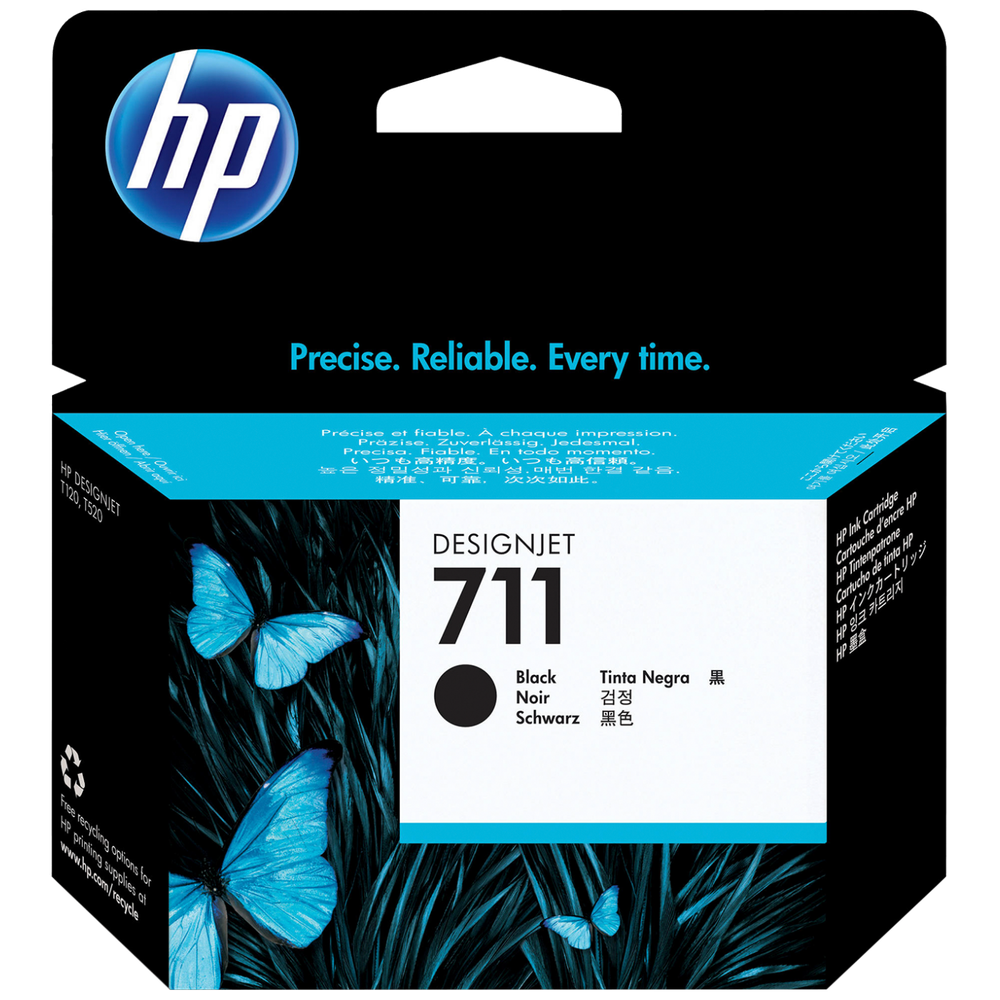 HP Tinta CZ129A Black 711 slika 1