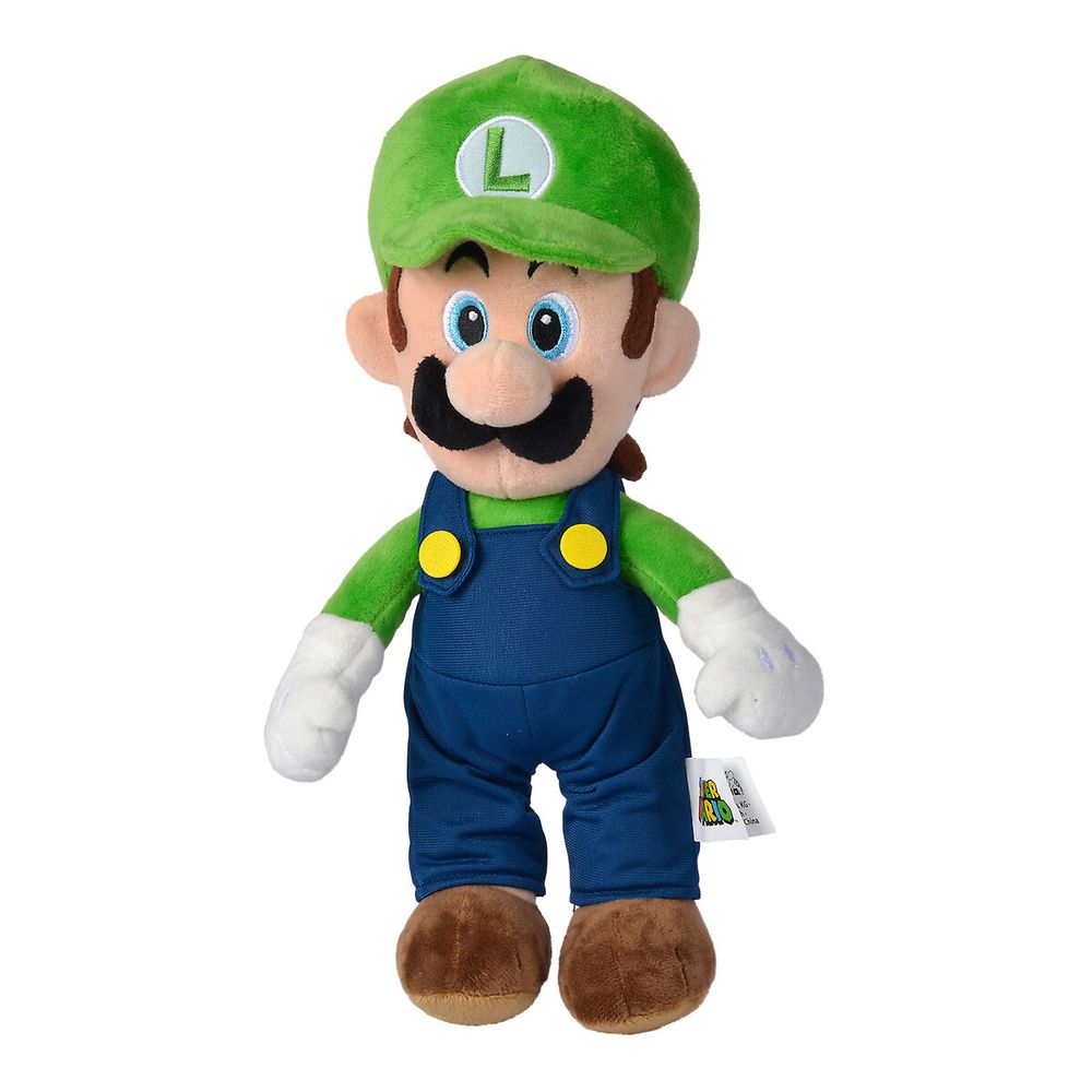Nintendo Super Mario Luigi plišana igračka 30 cm slika 1