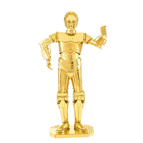 Metal Earth 3D metalna maketa - STAR WARS Robot C-3PO gold slika 1