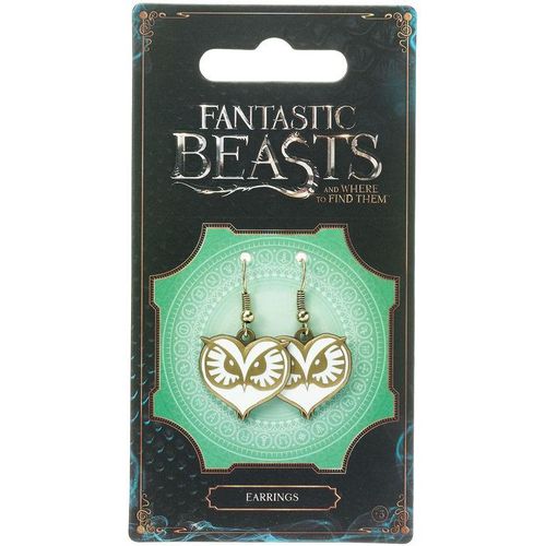 Fantastic Beasts Owl Face earrings slika 1