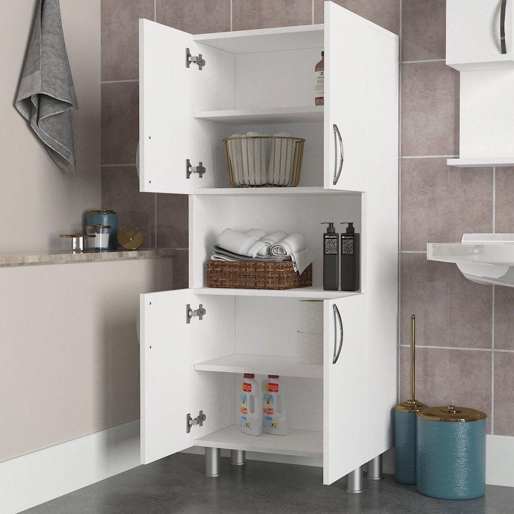 William - White White Bathroom Cabinet slika 3