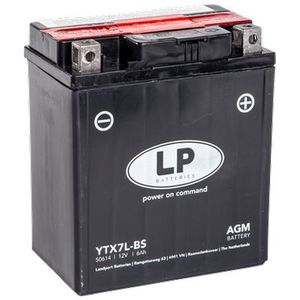 Akumulator za motocikl LANDPORT AGM 12 V 6 Ah +D