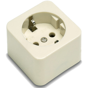 Famatel Utičnica Schuko 16A/250V, umetak od porculana - 2301