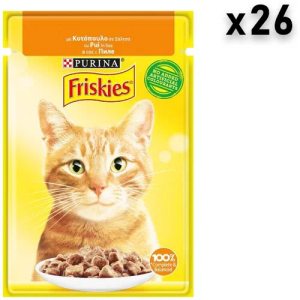 Friskies mokra hrana za mačke Piletina 26x85g  XXL
