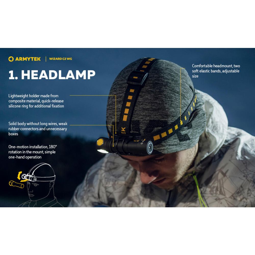 Armytek Baterijska lampa Wizard C2 WG slika 14