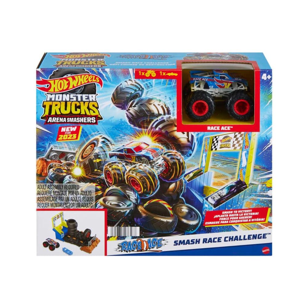Hot Wheels Monster Trucks Arena Smashers Set za igru sa vozilom 1:64, Sorto slika 5