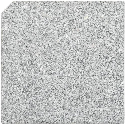 Postolje za suncobran granitno 25 kg četvrtasto sivo slika 3