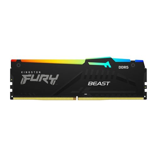 KINGSTON DIMM DDR5 128GB (4x32GB kit) 5200MT/s KF552C40BBAK4-128 FURY Beast Black RGB XMP slika 2