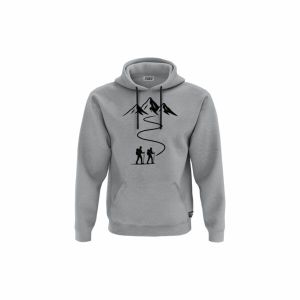 XGB3 Duks sa kapuljačom i džepom Mountaineers Tee Silver