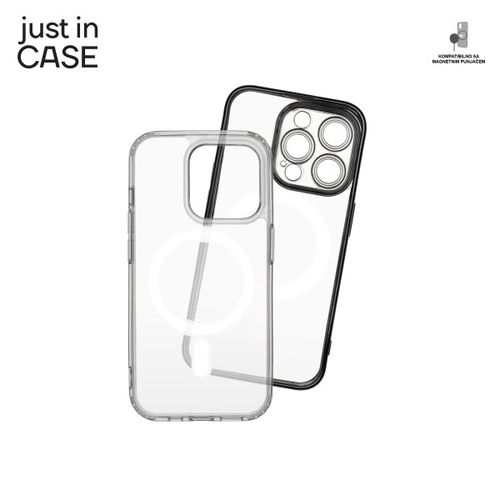 2u1 Extra case MAG MIX paket CRNI za iPhone 15 Pro slika 2