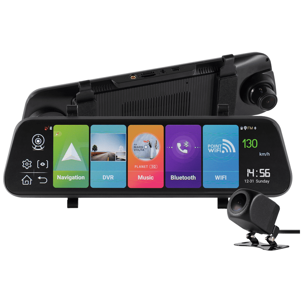 SAL Pametni retrovizor@Android, IPS 9.7" ekran, DVR, BT, WiFi - VPT SMART slika 1