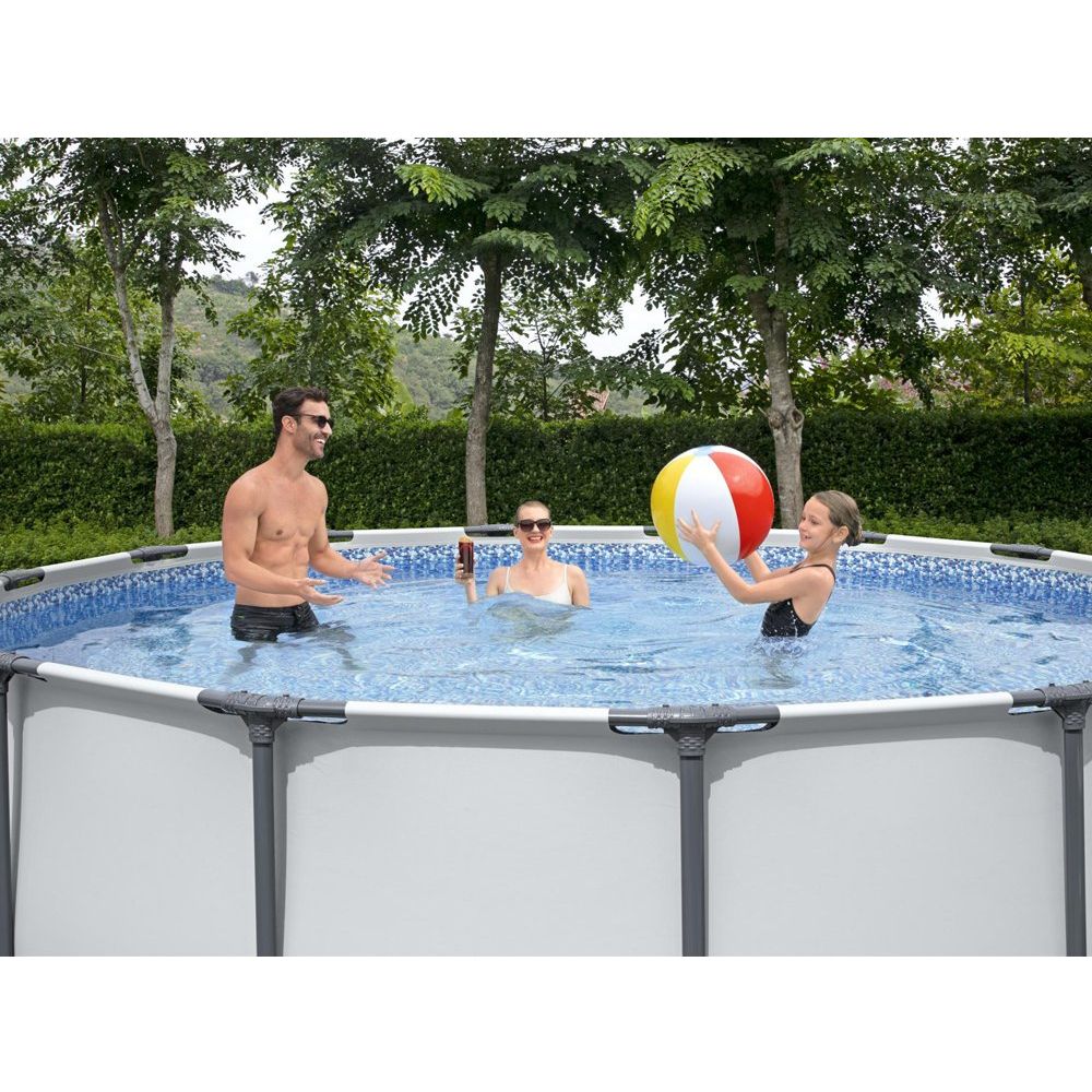 Bestway Frame Pool 427x107cm 10in1 Pumpa Ljestve Navlaka 56950 slika 4