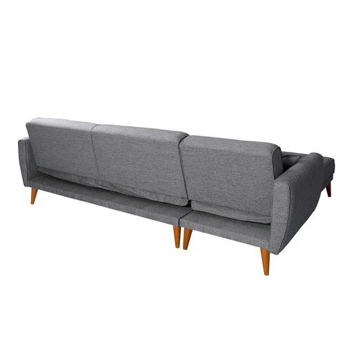 Atelier Del Sofa Aria Ugao Sofa-Krevet - Tamno Siva slika 9