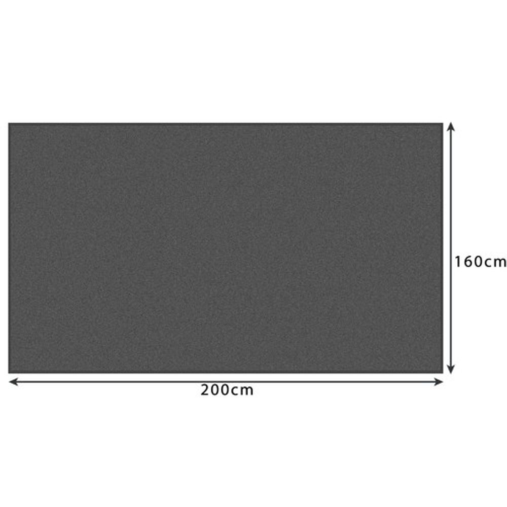 Ruhhy mekana deka 1.6x2m - siva slika 4
