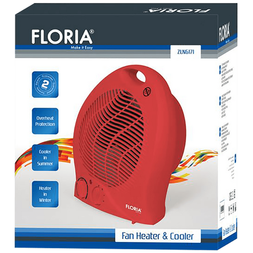 Floria Grejalica sa ventilatorom, 2000 W, ZLN6171/WH slika 2