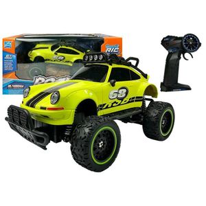 Monster Truck Porsche na daljinsko upravljanje 1:18 žuti