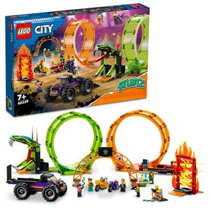 LEGO® CITY 60339 Arena za vratolomije s dvostrukom petljom