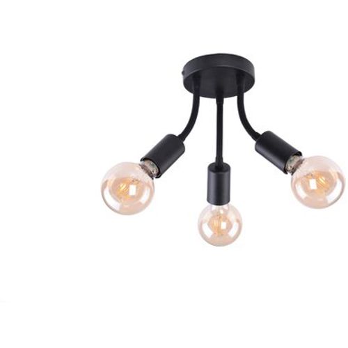 Rabalux Almus plafonska lampa E27 3x60W crna slika 1