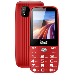 MeanIT Mobilni telefon - Senior 15, Crveni