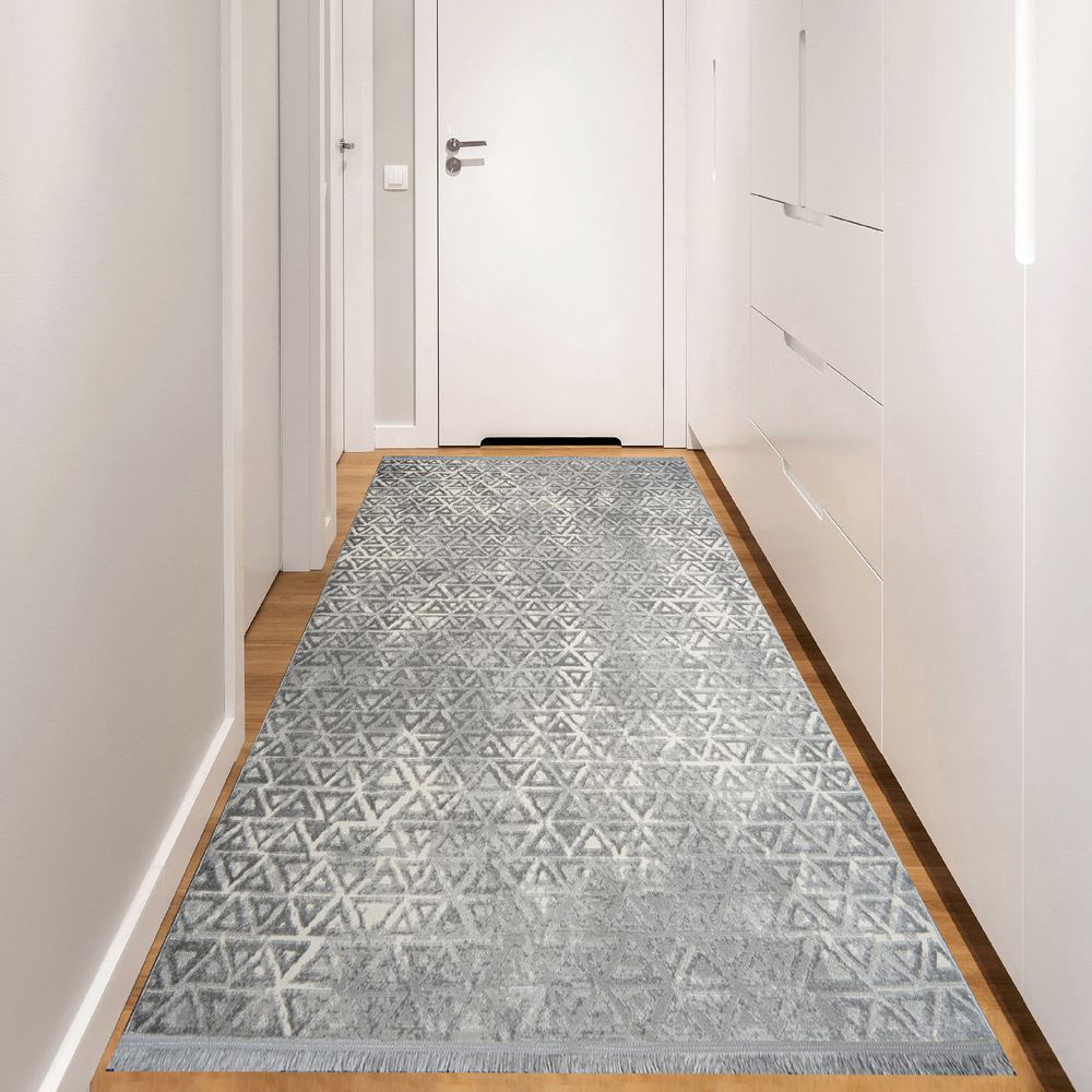 Notta 1108 Sivi/Krem Hodnički Tepih (80 x 250 cm) slika 1