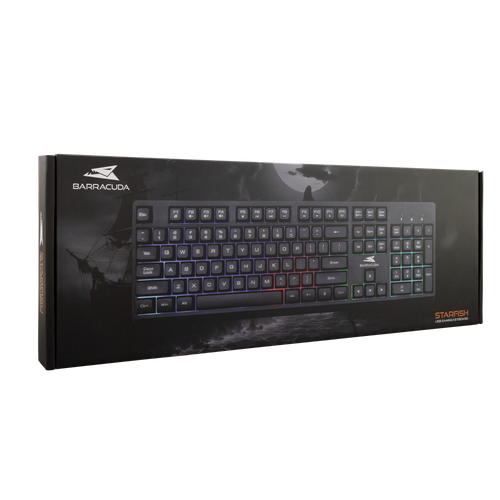 Baracuda BGK 02114 STARFISH Black, Keyboard US slika 5