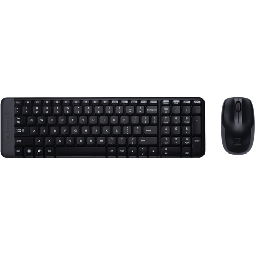 Logitech Tastatura + miš, bežični set, 2.4 GHz - MK220 slika 1