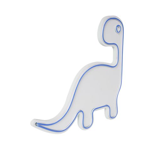 Wallity Ukrasna plastična LED rasvjeta, Dino the Dinosaur - Blue slika 4