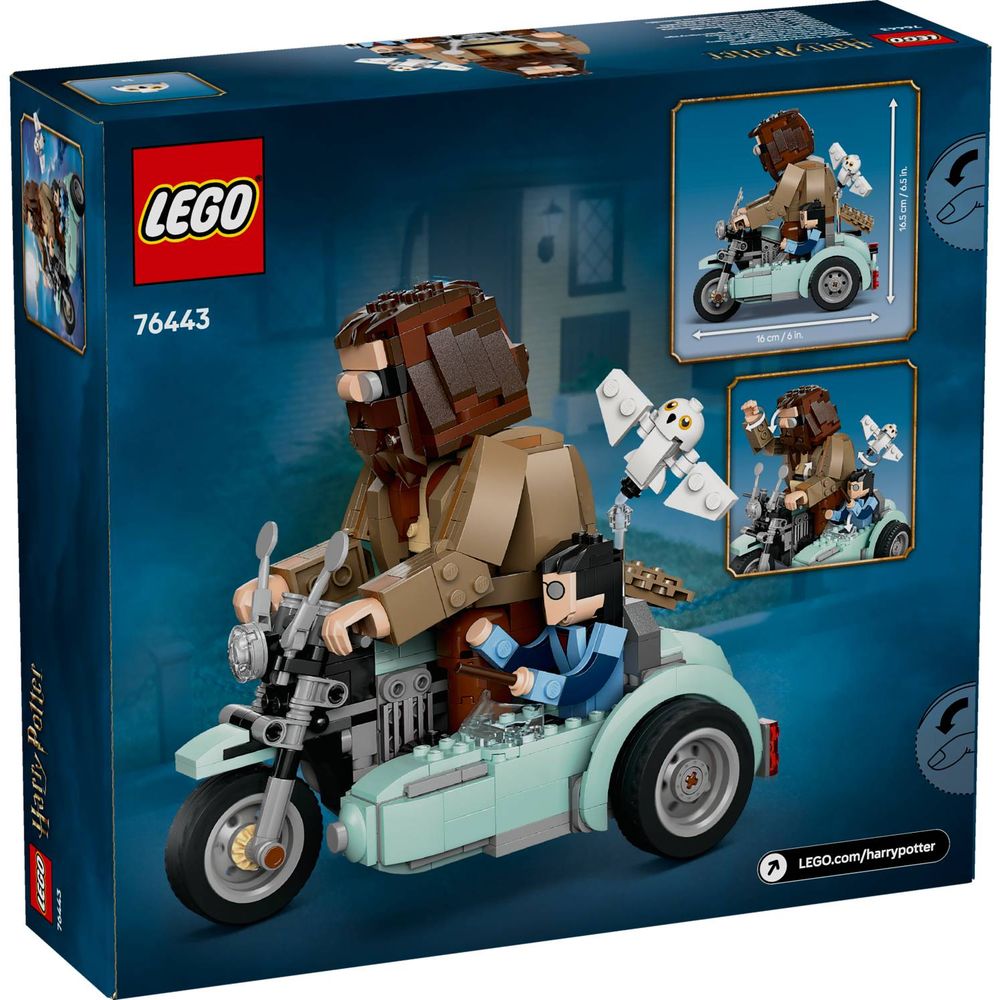 LEGO 76443 Hagrid™ i Harry na motociklu slika 11