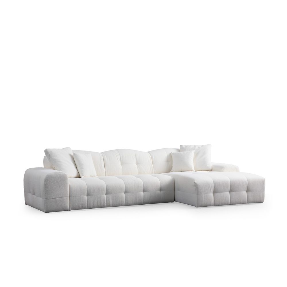 Pescara Kutna Sofa Desna (L2-Chl) - Bijela slika 5