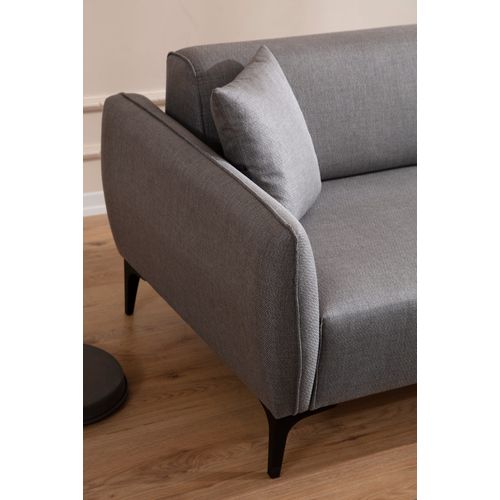 Atelier Del Sofa Kutna garnitura, Sivo, Belissimo Right - Grey slika 3